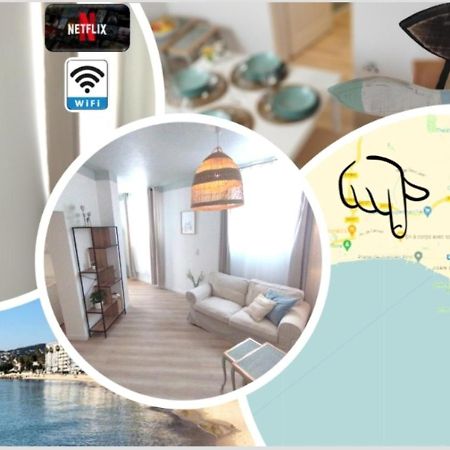 Plage & Confort 3 Pieces Parking Clim Et Wifi Antibes Eksteriør billede